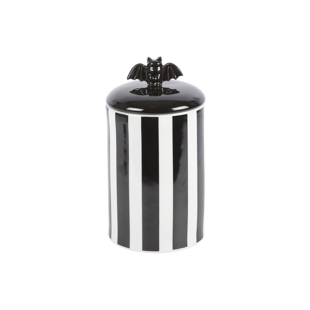 Striped Bat Storage Jar